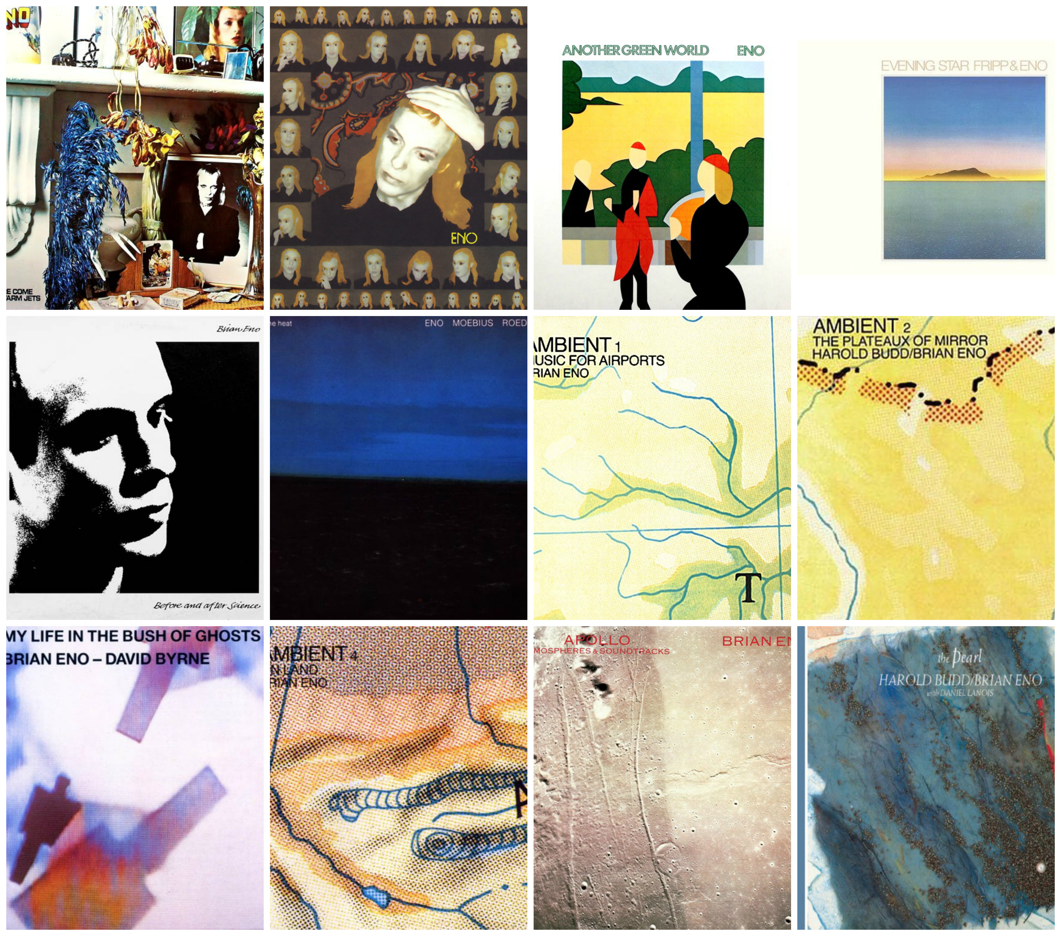 Brian Eno Album Tile